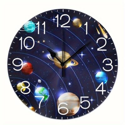 Solar System Planet Wall Clock