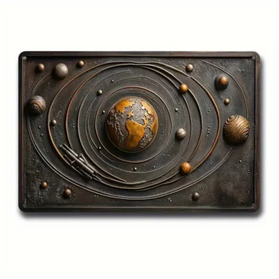 Vintage Metal Solar System Wall Art - TELESCOPIUM.GR