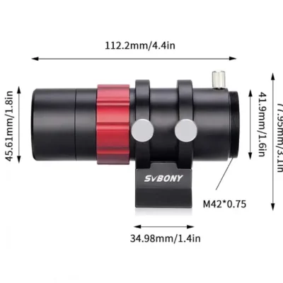 SVBONY Ultra-Mini Guide Scope SV165 30mm f/4 - TELESCOPIUM.GR