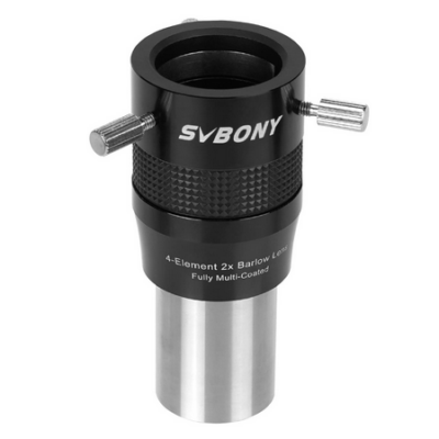SVBONY SV216 4-Element 2x Barlow Lens 1,25" - TELESCOPIUM.GR