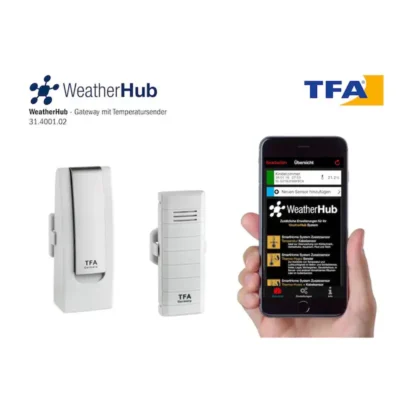 TFA Starter Set with WEATHERHUB Temperature Transmitter - TELESCOPIUM.GR