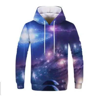 Universe Cosmos 3D Printed Hoodies - TELESCOPIUM.GR