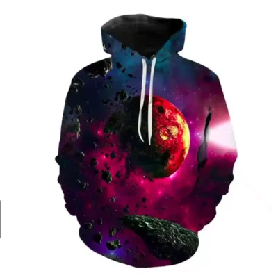 Universe Exoplanet 3D Printed Hoodies - TELESCOPIUM.GR