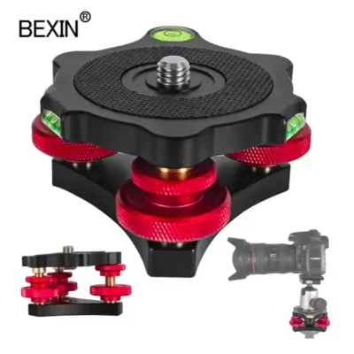 BEXIN Tri-Wheel Leveling Base with Bubble Level - TELESCOPIUM.GR
