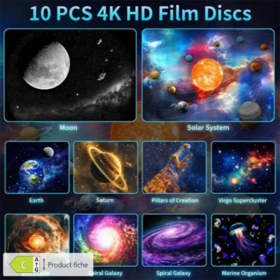 Starry Sky & Galaxy Projector HD - TELESCOPIUM.GR