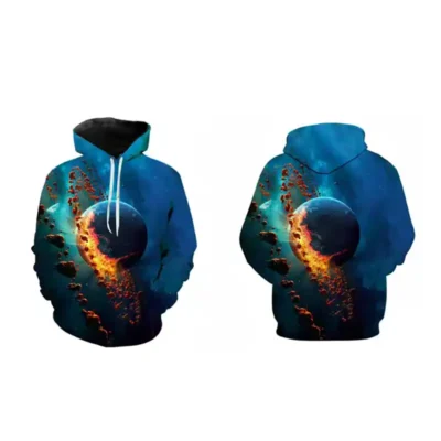 Universe Cosmic Boom 3D Printed Hoodies - TELESCOPIUM.GR