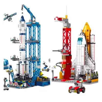 Aerospace & Space Rocket Launching Model Building Blocks (494pcs) & (1093pcs) - TELESCOPIUM.GR