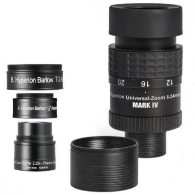 BAADER Hyperion Universal Mark IV Zoom Eyepiece + Zoom Barlow Lens Set - TELESCOPIUM.GR