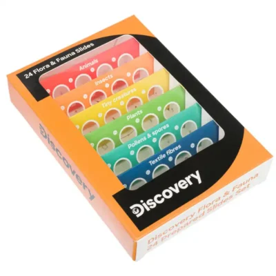 DISCOVERY Prepared slides set Fauna and Flora 24pcs - TELESCOPIUM.GR