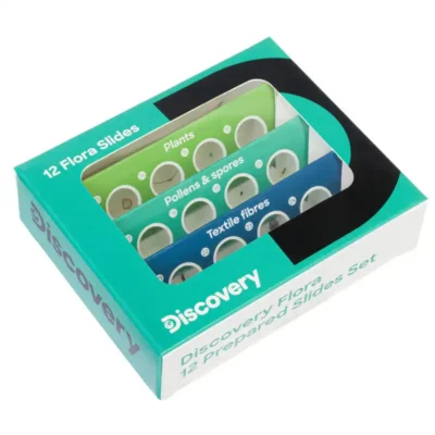 DISCOVERY Prepared slides set Flora 12pcs - TELESCOPIUM.GR