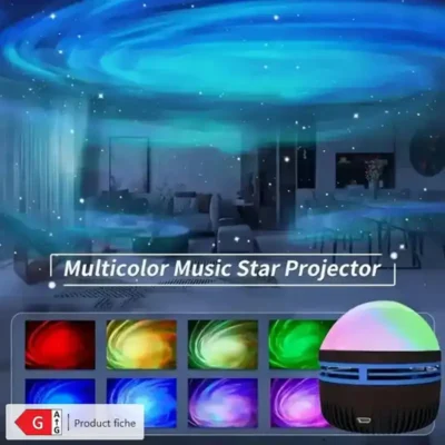 Galaxy Star Night Light with Multi-Color Remote Control - TELESCOPIUM.GR