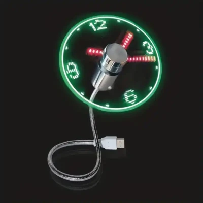 USB FAN LED Time Display - TELESCOPIUM.GR