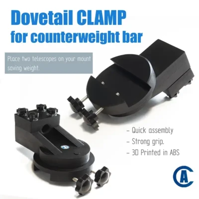AUSTRAL SOLUTIONS Dovetail Clamp for Counterweight Bar - TELESCOPIUM.GR